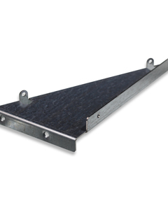 Bracket for cover plate in front of side rail top Step